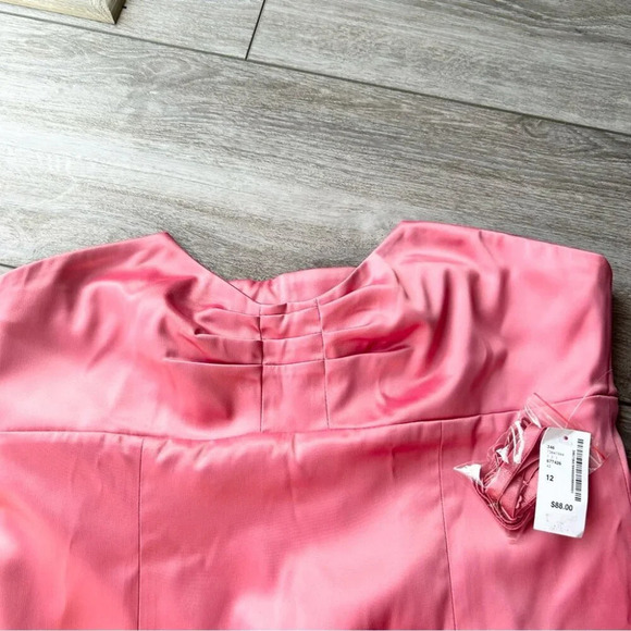 NWT RW&CO Pink Satin Evening Dress - Picture 5 of 15